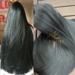 Kit Mega Hair 3 Telinhas TIC-TAC Preto Liso Bio Luxo Prime