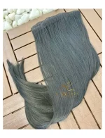 Kit Mega Hair 3 Telinhas TIC-TAC Preto Liso Bio Luxo Prime - Imagem 3