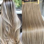 Mega Hair Tic-Tac Mesclado Pérola Liso Fibra Bio Luxo Prime.