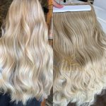 Mega Hair Tic-Tac Loiro Pérola Claro Ondulado Fibra Bio Luxo Prime.