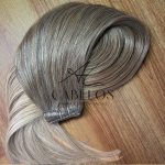 Cabelo Telado Loiro mesclado-TT1B-330-276 Liso Russa 70cm - Imagem 2