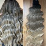 Cabelo Telado/Tecido Loiro esfumado TT-Sunshine Ondulado Fibra Russa 60cm 200g