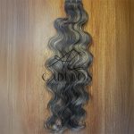 Cabelo Telado/Tecido Morena Iluminada P-Brown Ondulado Fibra Russa 60cm 200g - Imagem 3