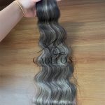 Cabelo Telado/Tecido Morena Iluminada P-Brown Ondulado Fibra Russa 60cm 200g - Imagem 6