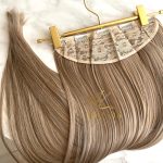 Mega Hair Tic-Tac Mesclado Pérola Liso Fibra Bio Luxo Prime. - Imagem 3