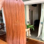 Mega Hair Tic-Tac Ruivo Cobreado  Liso Fibra Bio Luxo Prime. - Imagem 3