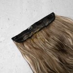 Mega Hair Tic-Tac + Fio Invisible Fibra Russa Suzan 50cm 120g- Mesclado Perolado - Imagem 6