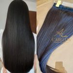 Mega Hair Tic-Tac + Fio Invisible Fibra Russa Cindy 60cm 120g- Castanho Escuro Natural