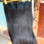 Mega Hair Tic-Tac Castanho Escuro Liso Fibra Bio Luxo Prime. - Imagem 4