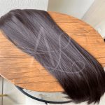 Mega Hair Tic-Tac Castanho Medio Liso Fibra Bio Luxo Prime. - Imagem 5