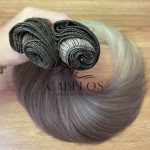 Cabelo Telado Loiro escuro mesclado T042 Liso Russa 70cm - Imagem 4