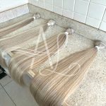 Cabelo Telado/Tecido Mesclado Claro Liso Fibra Russa 80cm 200g - Imagem 4