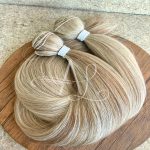 Cabelo Telado/Tecido Mesclado Claro Liso Fibra Russa 80cm 200g - Imagem 5