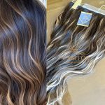 Mega Hair Tic-Tac + Fio Invisible Fibra Russa Suzan 50cm 120g- Morena Iluminada