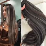 Mega Hair Tic-Tac 4pçs Fibra Russa Liso 60cm 200g, Morena Iluminada (OP427613#)