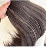 Mega Hair Tic-Tac 4pçs Fibra Russa Liso 60cm 200g, Morena Iluminada (OP4/8/119#) - Imagem 4