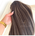 Mega Hair Tic-Tac 4pçs Fibra Russa Liso 60cm 200g, Morena Iluminada (OP4/8/119#) - Imagem 6